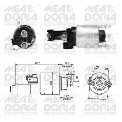 Solenoid Switch, starter